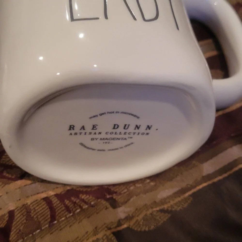 Rae dunn duo large ceramic tea coffee mug new plant lady tea coffee plant